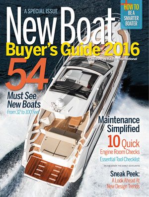 New Boat Buyer's Guide 2016 magazine cover shot