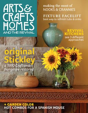 Arts & Crafts Homes magazine cover shot.